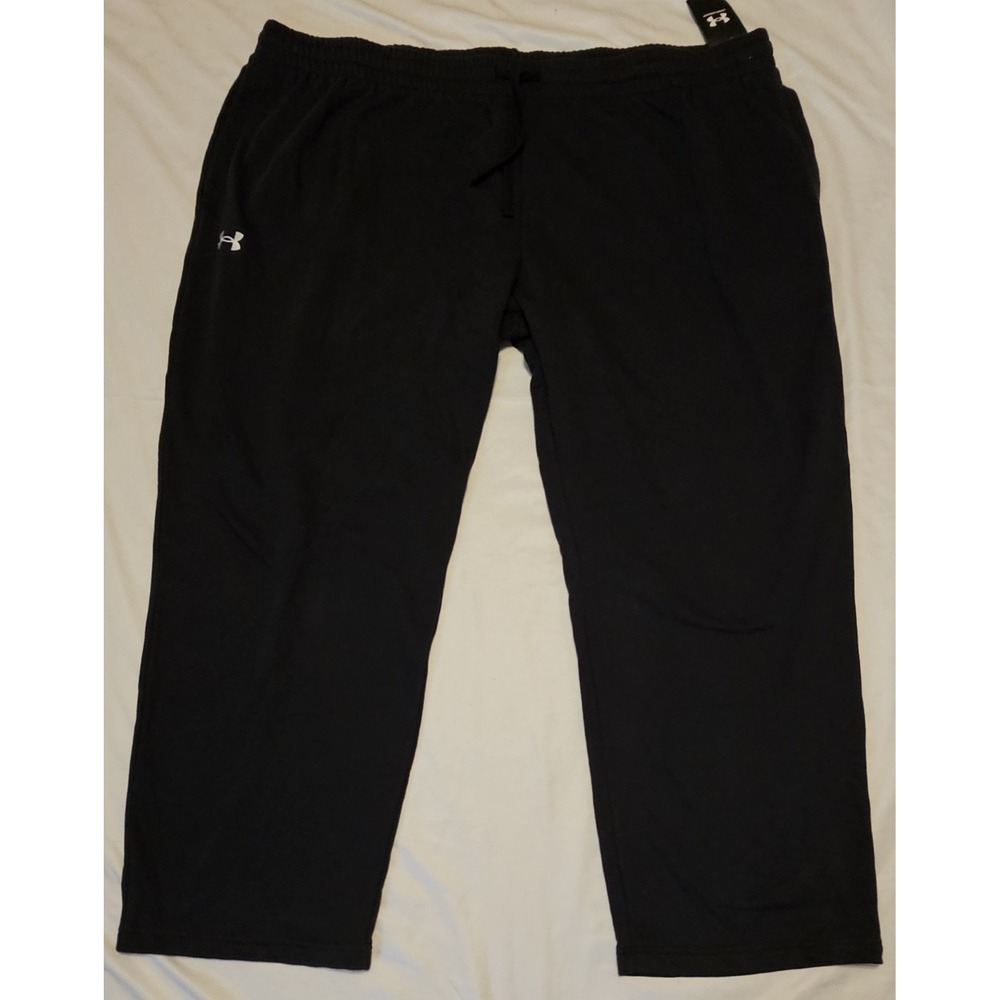 NWT Under Armour Men's Black Fleece Loose Fit Sweats 5xl
